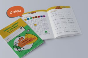 Oefenboek 'Splitsen, optellen en aftrekken' per 10